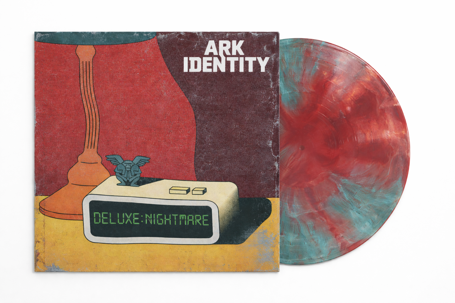Limited Edition 12" Green/Maroon Hand Poured Vinyl
